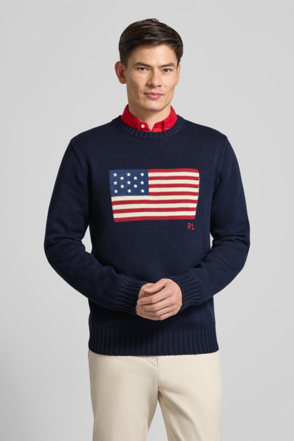 Suéter tricotado dos Estados Unidos - Ralph Lauren
