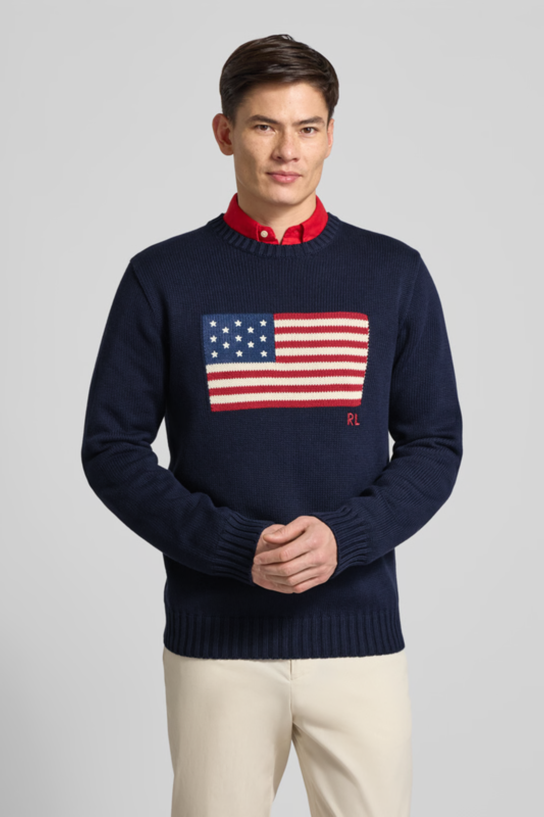 Suéter tricotado dos Estados Unidos - Ralph Lauren