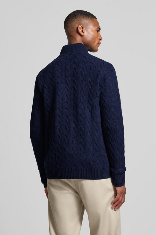 Suéter tricotado com zíper - Ralph Lauren