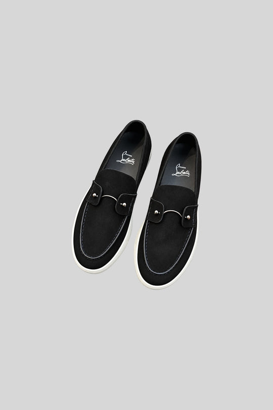Mocassim Chambeliboat Rockie Black - Christian Louboutin: foto 2 em fundo cinza-claro